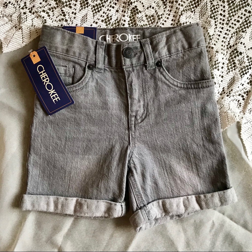 Cherokee Brand New Kids 2t Cuffed Denim Shorts Cherokee Brand New Kids 2t Cuffed Denim Shorts